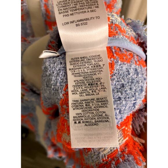 Essentiel Antwerp Folivia Oversized Check Cardigan Jacket size L large - Picture 7 of 8